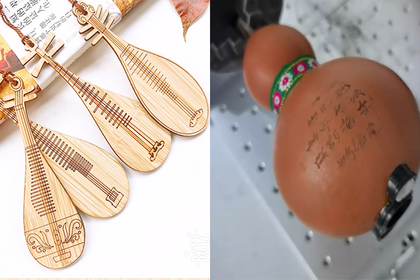 二氧化碳激光打標(biāo)機(jī)，竹木樂器打標(biāo)雕刻專用設(shè)備
